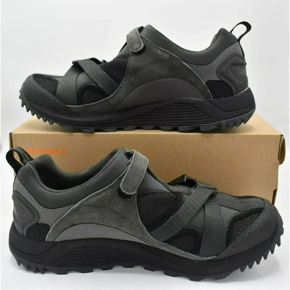 Merrell Mens Size 10 Shoreline Luxe Amphibious Water Black Trail Sneaker Shoes‎